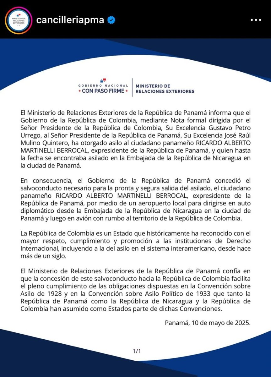 Skrying's tweet image. Cancillería subió y bajo esto por ahí mismo...