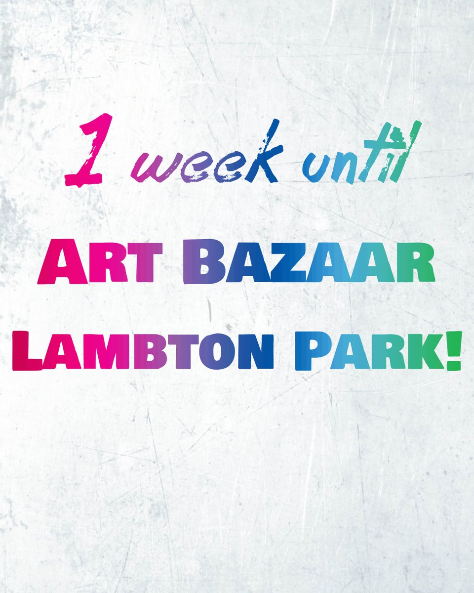 Art Bazaar is returning to Lambton Park on Sunday 18 May from 10am - 3pm