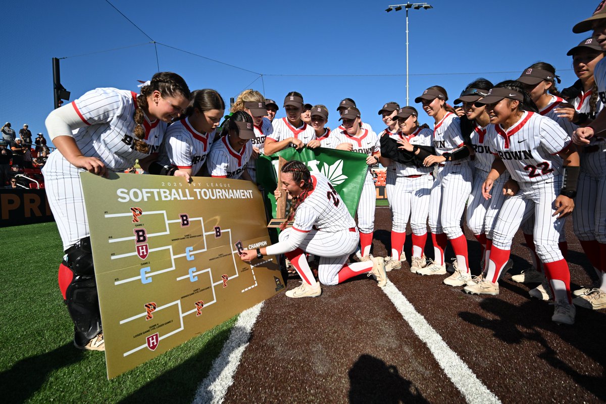 Ivy League (@ivyleague) on Twitter photo pov: your team is heading to the <a href="/NCAASoftball/">NCAA Softball</a> tournament for the first time in 28 years. ๐ฟ๐ฅ
<a href="/BrownU_Softball/">Brown Softball</a> pov: your team is heading to the <a href="/NCAASoftball/">NCAA Softball</a> tournament for the first time in 28 years. ๐ฟ๐ฅ
<a href="/BrownU_Softball/">Brown Softball</a>