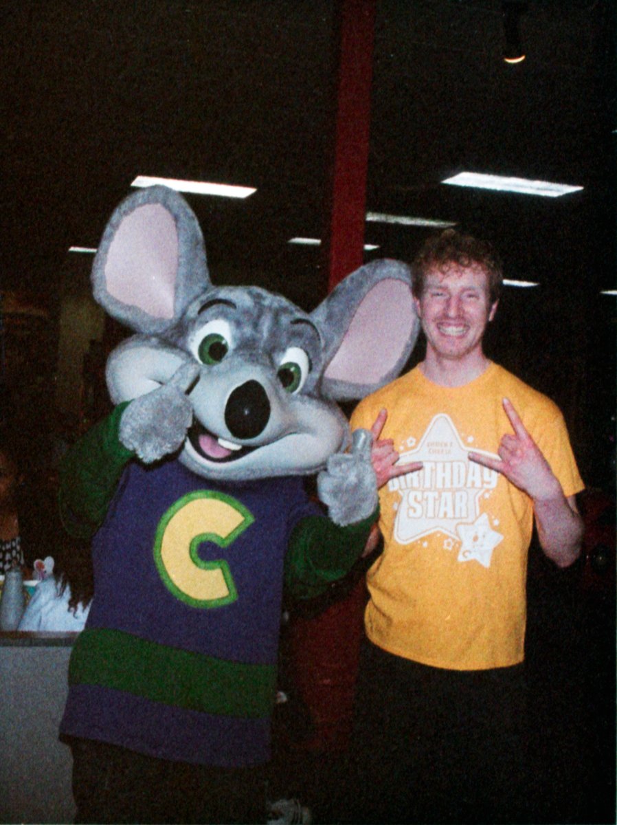 It was not my birthday, but I did get a Birthday Star shirt and a photo with Chuck
