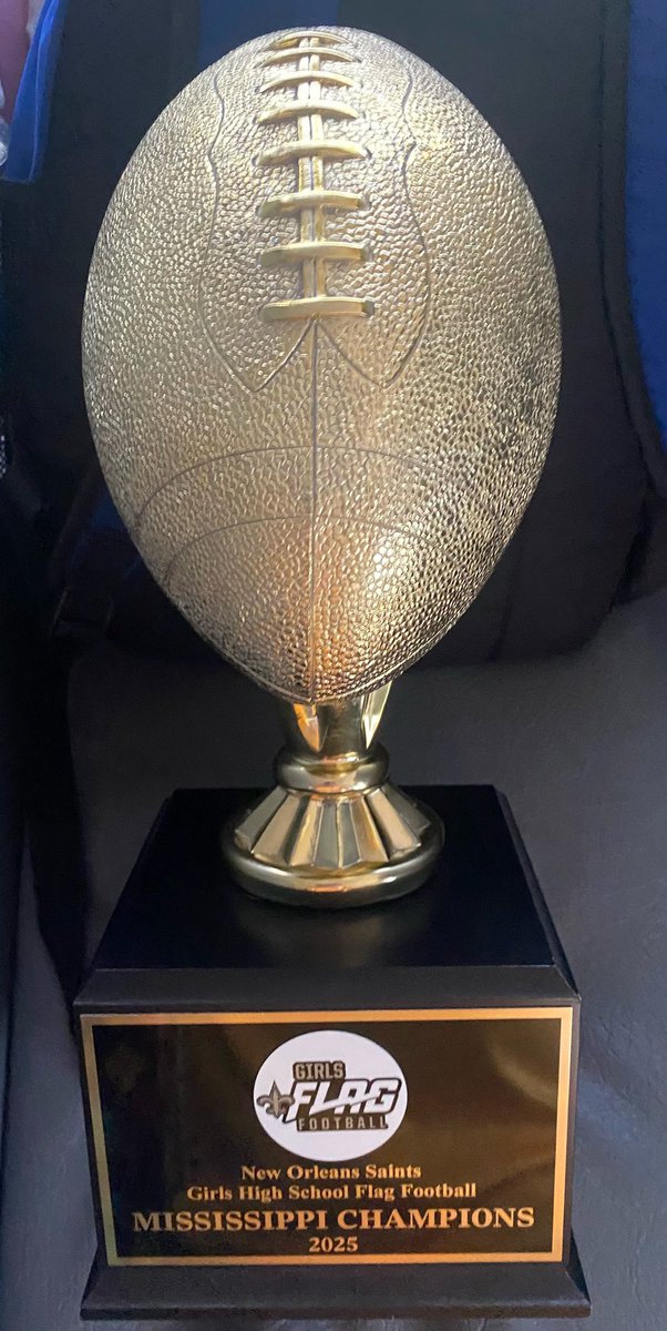 2025 Mississippi High School Girls Flag Football State Champions… THE ST. MARTIN LADY YELLOW JACKETS!!! @misshsaaofficial @saintsincommunity @saints @ansleybrenttv @courtneyrcronin @sunheraldbiloxi #pullingflagsandtakingnames #girlsflagfootball