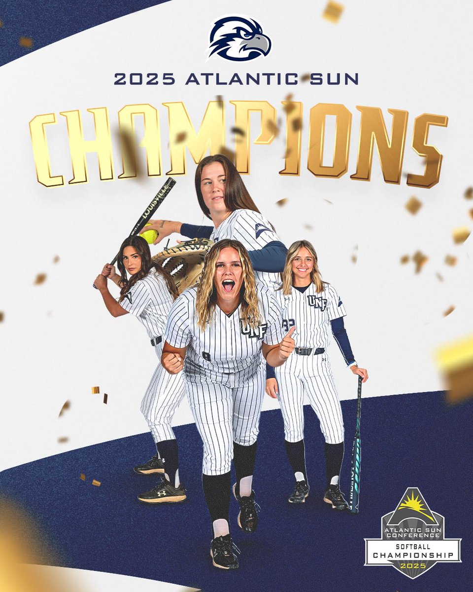 For the first time in program history, THE NORTH FLORIDA OSPREYS ARE ASUN TOURNAMENT CHAMPS 🏆

#BirdsOfClay