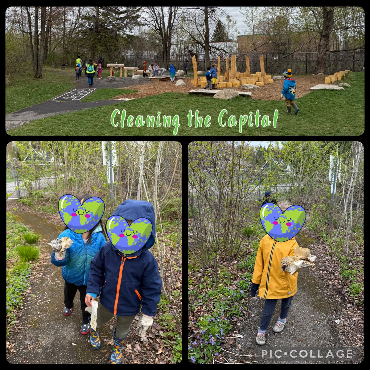 On Thursday, the Kidners were Pilgrims of Hope for a healthy and clean planet. They grabbed their reusable gloves and took to the schoolyard to help clean-up our beautiful outdoor classroom💙💚

<a href="/ocsbEco/">ocsbECO</a> #MONmoments #ocsbOutdoors #ocsbBeCommumity