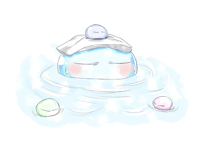 今月全出勤になりそうで毎日ちゃんとお風呂浸かるようにしてますお絵描きしたいよぉ… 