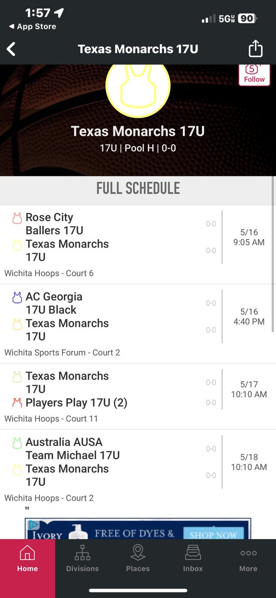 Here’s my schedule for Live period in Kansas this weekend may 15-18 on NXTPRO puma circuit with <a href="/tx_monarchs/">Texas Monarchs Basketball</a>!