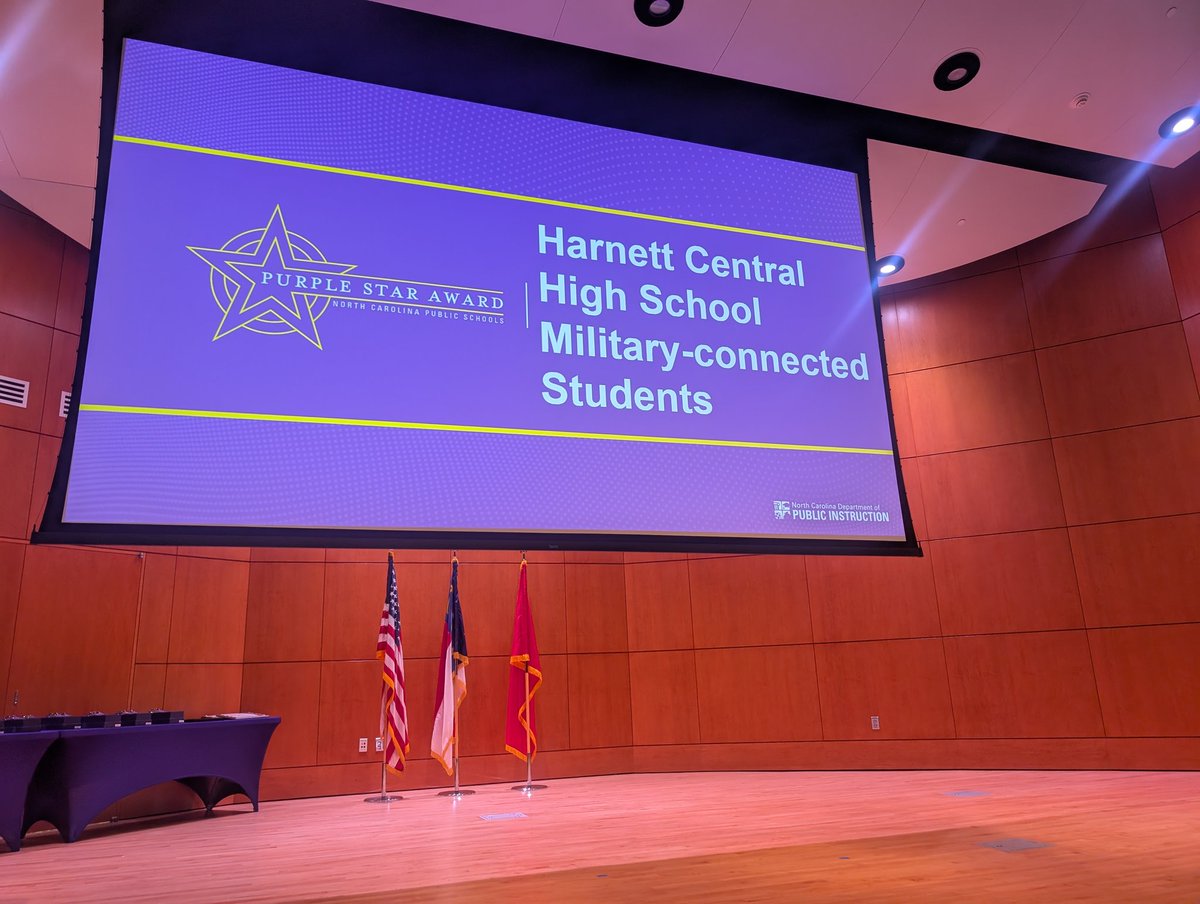jhdoubleu's tweet image. Cadets from Harnett Central High School&apos;s JROTC program did an outstanding job at the @ncpublicschools Purple Star Ceremony!  They posted the colors, delivered military connected student reflections and introduced the guest speaker.  Way to represent @HarnettCoSchool !…
