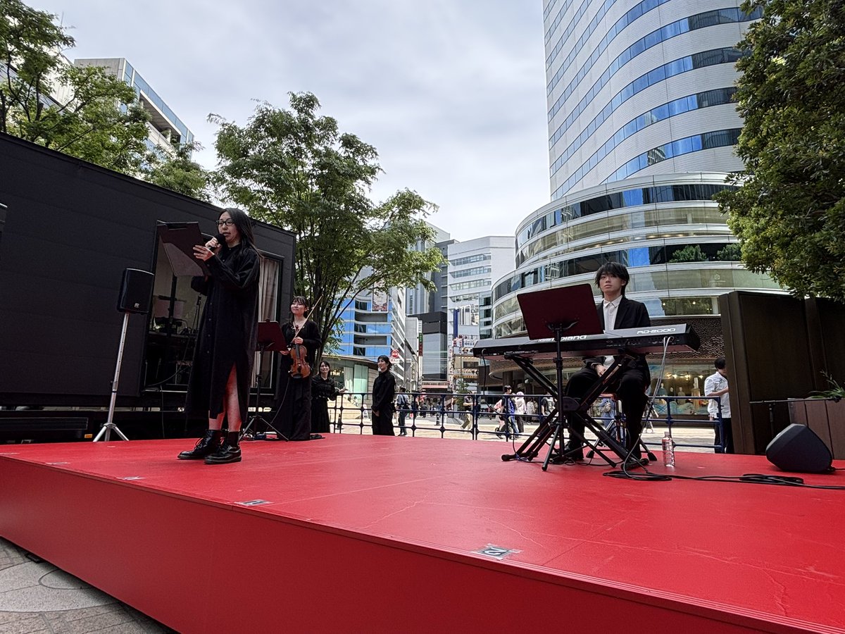 musicalawardstk's tweet photo. 【Musical Next Seeds】

12:40開演
＜作品2＞
■作品名：ジル・ド・レ～吾輩は娼館の蚤である～
■脚本・作詞：河田唱子、藤倉梓
■作曲：田中和音
■歌唱者： 岡本悠紀、⾦⼦⼤介、末冨真由
■演奏者：中⻄司（Pf.）、⼩夜⼦（Vl.）

壮大な���曲の蚤のミュージカル作品でした✨

#蚤ミュ

#MusicalNextSeeds
#MusicalAwardsTokyo