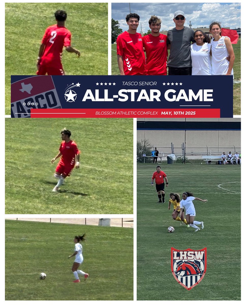Proud of our seniors Kat, Emily, Parker and Gabriel for representing <a href="/lifemustangs/">Life High School Waxahachie</a> <a href="/lifeschools/">Life School™</a> at the <a href="/tascosoccer/">TASCO</a> Senior All Game!! #OneLastTime <a href="/SLThrush/">Scott Thrush</a> <a href="/coachwelch67/">Michael Welch</a>