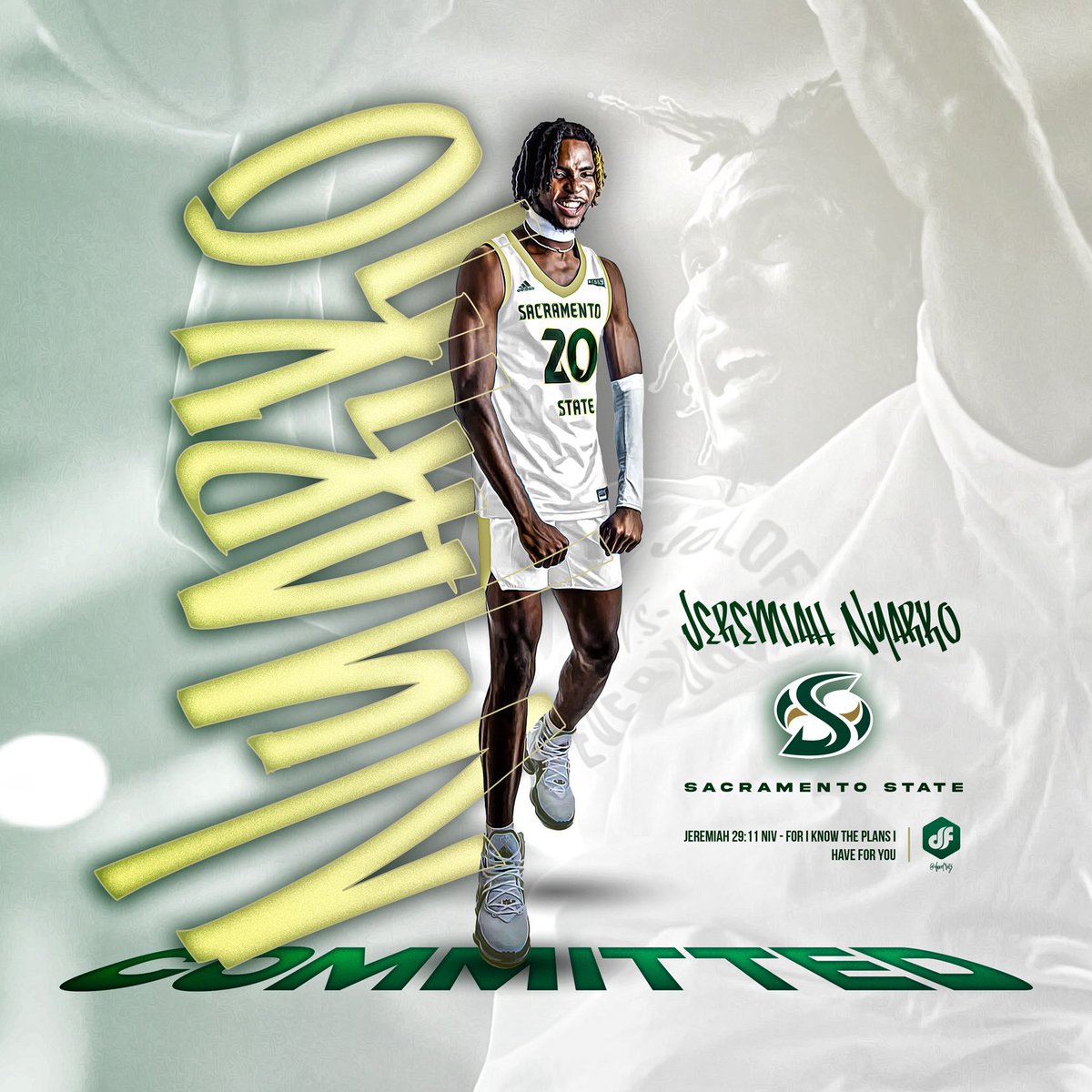 💚Committed💛
Grateful for the opportunity. Glad you saw my Talent during my official visit. 
God is my only Strength and Protection