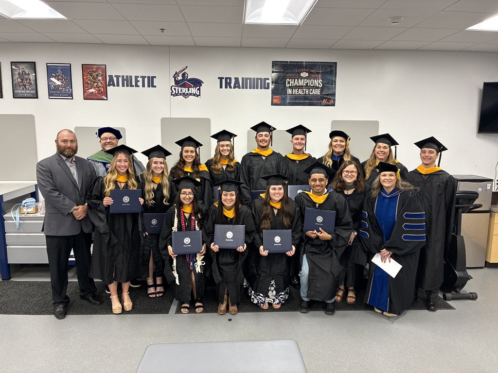 Congratulations Class of 2025! #BeTheStandard <a href="/MAATAD5/">MAATA District 5</a> <a href="/NAIAATA20/">NAIA Athletic Trainers Association</a> <a href="/NATA1950/">NATA</a> <a href="/SCSportMed/">Sterling College Sports Medicine</a> <a href="/SterlingCSports/">Sterling Warriors</a> <a href="/SterlingCLife/">Sterling College</a> #graduation2025