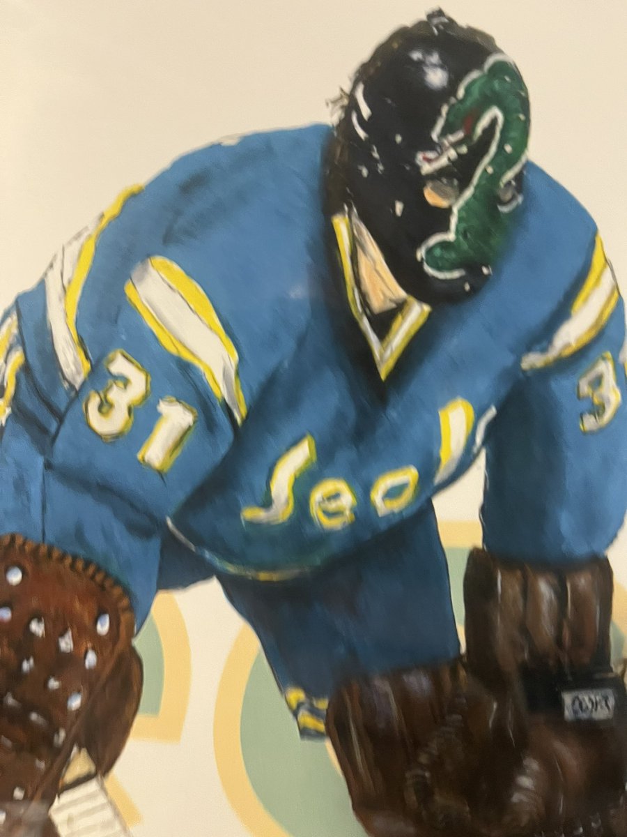 01HockeyMan01's tweet photo. Hi everyone! free giveaway! #53 ! Gary “Cobra”Simmons of the California Seals! This is an 11x17 autographed print of my artwork of Gary wearing the iconic Cobra mask! All you have to do is comment, retweet and follow me! 
 I will be randomly pick a winner on May 17! Good luck !😉 https://t.co/Y8W6c4CKZn