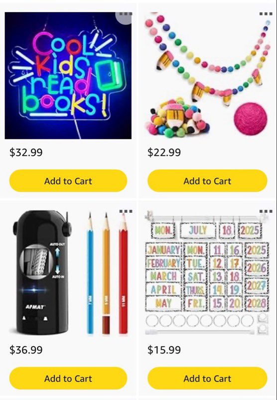 lberrelez32 (@lberrelez32) on Twitter photo Cool kids that read books deserve a cool 😎 classroom. Help me make my 7th grade classroom the coolest class ever!
<a href="/Martina/">Martina Navratilova</a> <a href="/craignewmark/">craig newmark</a> <a href="/IAmSophiaNelson/">Sophia A. Nelson</a> <a href="/SenateTim/">F*ck Trump!</a> <a href="/CarlstromElaina/">Carlstrom, Elaina</a> <a href="/kanekavi/">Polly Kane 🇺🇳💃🏻🇺🇳</a> <a href="/AndyDonovan64/">Andy Donovan</a> <a href="/ProgStormRider/">#ProgressiveStormRider</a>
amazon.com/hz/wishlist/ls… Cool kids that read books deserve a cool 😎 classroom. Help me make my 7th grade classroom the coolest class ever!
<a href="/Martina/">Martina Navratilova</a> <a href="/craignewmark/">craig newmark</a> <a href="/IAmSophiaNelson/">Sophia A. Nelson</a> <a href="/SenateTim/">F*ck Trump!</a> <a href="/CarlstromElaina/">Carlstrom, Elaina</a> <a href="/kanekavi/">Polly Kane 🇺🇳💃🏻🇺🇳</a> <a href="/AndyDonovan64/">Andy Donovan</a> <a href="/ProgStormRider/">#ProgressiveStormRider</a>
amazon.com/hz/wishlist/ls…