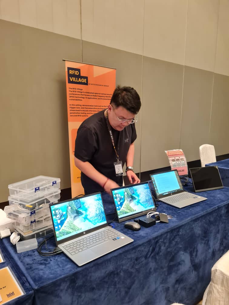 Off-By-One Conference (@offbyoneconf) on Twitter photo Our heartfelt thanks and appreciation to Dennis Goh <a href="/RfidGroup/">RFID Research Group</a> & <a href="/vr2wpa/">Captain</a> for showcasing ๐๐
๐๐ ๐ญ๐๐๐ก๐ง๐จ๐ฅ๐จ๐ ๐ฒ & ๐ญ๐จ๐จ๐ฅ๐ฌ, and ๐ญ๐ก๐ ๐๐๐๐ฆ๐จ๐ฎ๐ฌ๐ ๐๐๐ฆ๐จ at the RFID Village at <a href="/offbyoneconf/">Off-By-One Conference</a> 2025. See you again in 2026! Our heartfelt thanks and appreciation to Dennis Goh <a href="/RfidGroup/">RFID Research Group</a> & <a href="/vr2wpa/">Captain</a> for showcasing ๐๐
๐๐ ๐ญ๐๐๐ก๐ง๐จ๐ฅ๐จ๐ ๐ฒ & ๐ญ๐จ๐จ๐ฅ๐ฌ, and ๐ญ๐ก๐ ๐๐๐๐ฆ๐จ๐ฎ๐ฌ๐ ๐๐๐ฆ๐จ at the RFID Village at <a href="/offbyoneconf/">Off-By-One Conference</a> 2025. See you again in 2026!