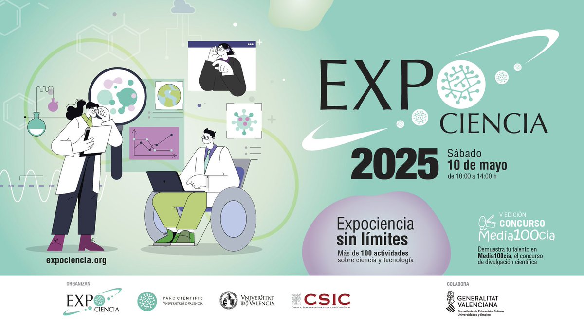 Este sábado, <a href="/FungalFact/">FungalFact</a> ha estado presente en las jornadas #Expociencia2025 organizadas por  <a href="/parccientificuv/">PCUV</a> con el taller #FungalDetective 🍄🧫🕵‍♂️. Como cada año, ha sido todo un éxito de participación. ¡Hasta el año que viene!
<a href="/iata_csic/">IATA CSIC</a>