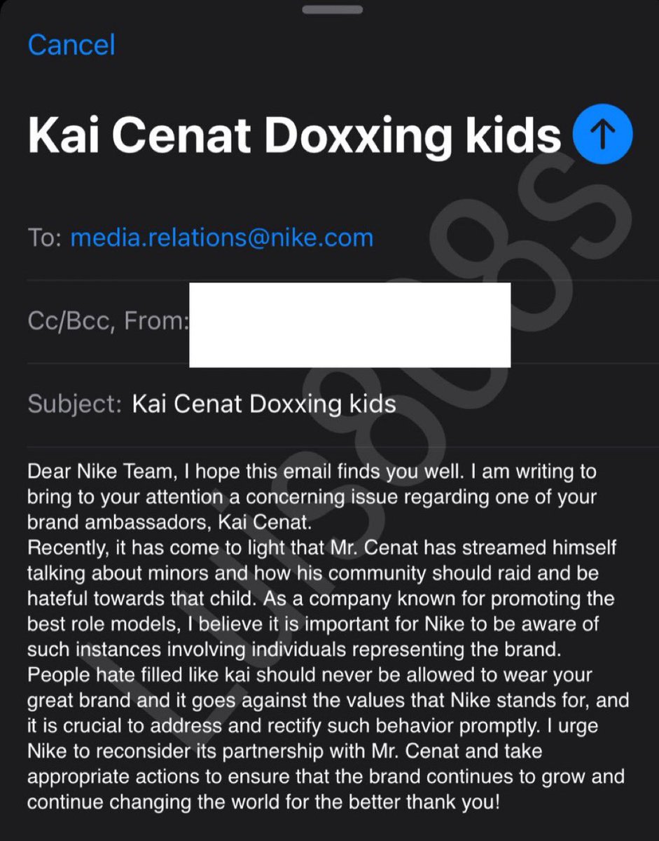 viewsceo's tweet image. People are now sending emails to Kai Cenat’s sponsors after a recent clip came out of him getting his community to “show love” to a TikToker
