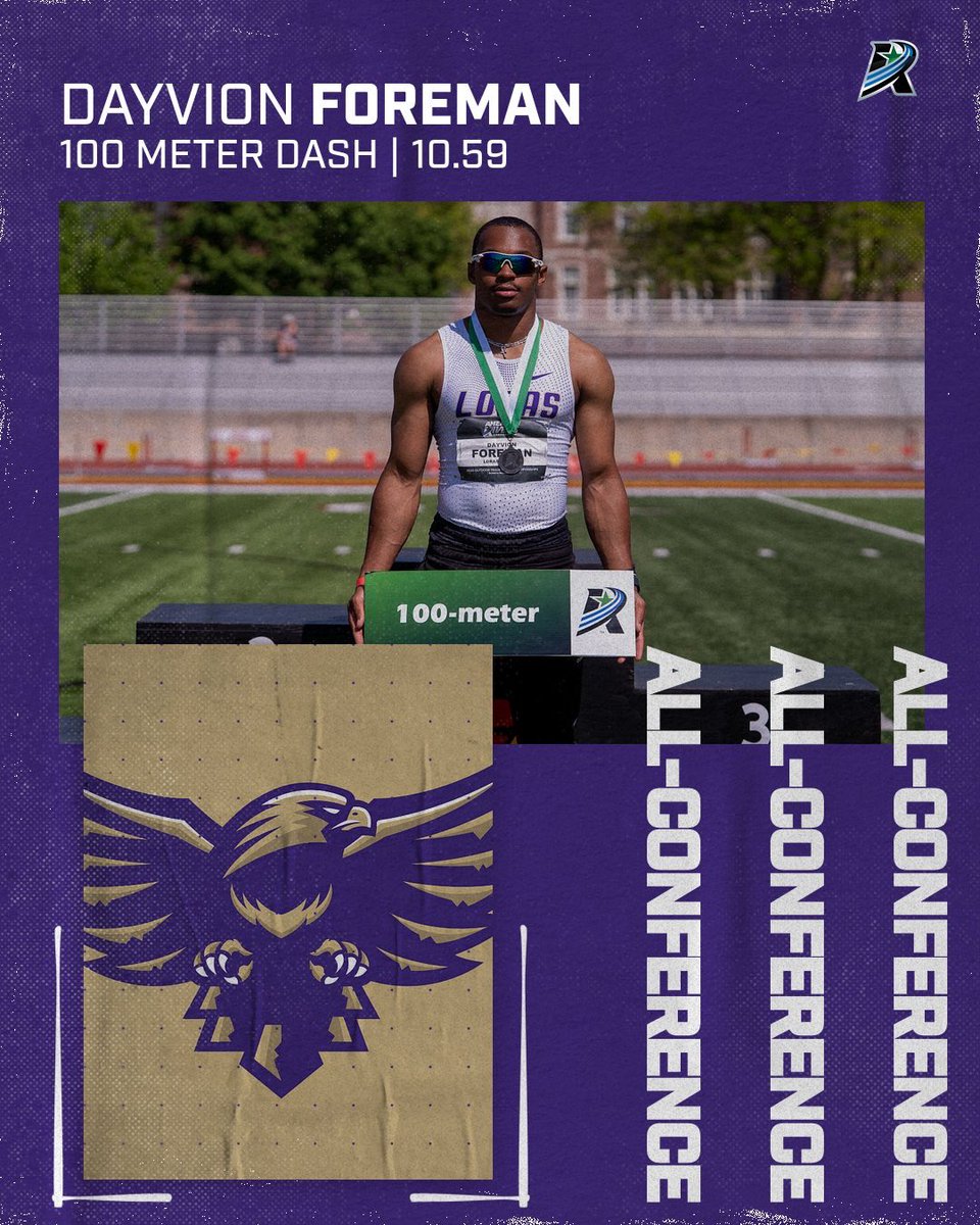 Loras Track & Field (@lorastrack) on Twitter photo ALL-CONFERENCE 🥈
<a href="/dayday_3302/">Dayvion Foreman</a> finishes second with a time of 10.59 in the 100 meter dash ‼️
#GoDuhawks ALL-CONFERENCE 🥈
<a href="/dayday_3302/">Dayvion Foreman</a> finishes second with a time of 10.59 in the 100 meter dash ‼️
#GoDuhawks