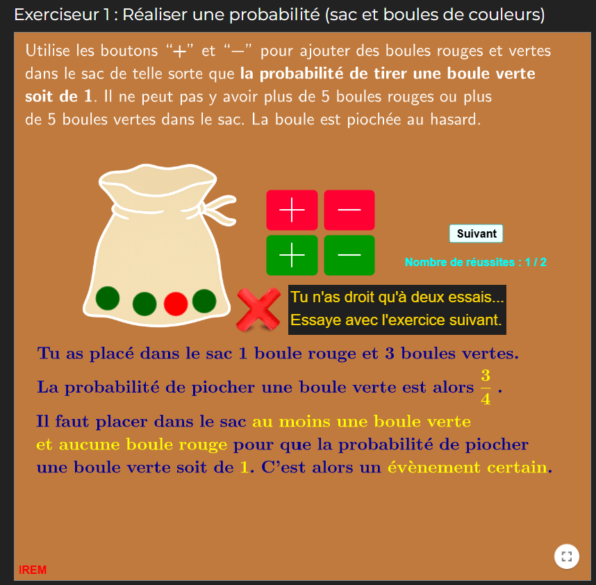 📊 Probabilités – Cycle 3 (Programmes 2025)
✅2 nouveaux exerciseurs en ligne !
Séries de 10 exos aléatoires + feedback immédiat et détaillé
🎥 + 9 vidéos de cours
👉 monclasseurdemaths.fr/espace-6e/prob…
D'autres arrivent bientôt !
#maths #cycle3 #exerciseurs #probas