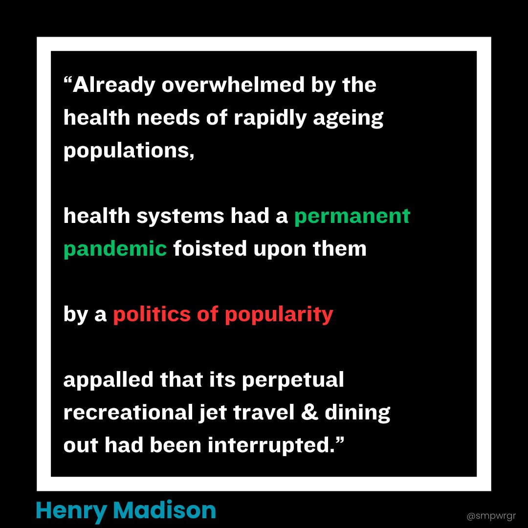 Sue J (@smpwrgr) on Twitter photo Quote of the day from <a href="/RageSheen/">Henry Madison</a> in an interesting thread âŹïž
when thereâs no way to make the measures needed to address an existential crisis popular (take your pick of crises)
a popularly elected govt will seek to distract, do nothing much & sweep it under the nearest rug Quote of the day from <a href="/RageSheen/">Henry Madison</a> in an interesting thread âŹïž
when thereâs no way to make the measures needed to address an existential crisis popular (take your pick of crises)
a popularly elected govt will seek to distract, do nothing much & sweep it under the nearest rug