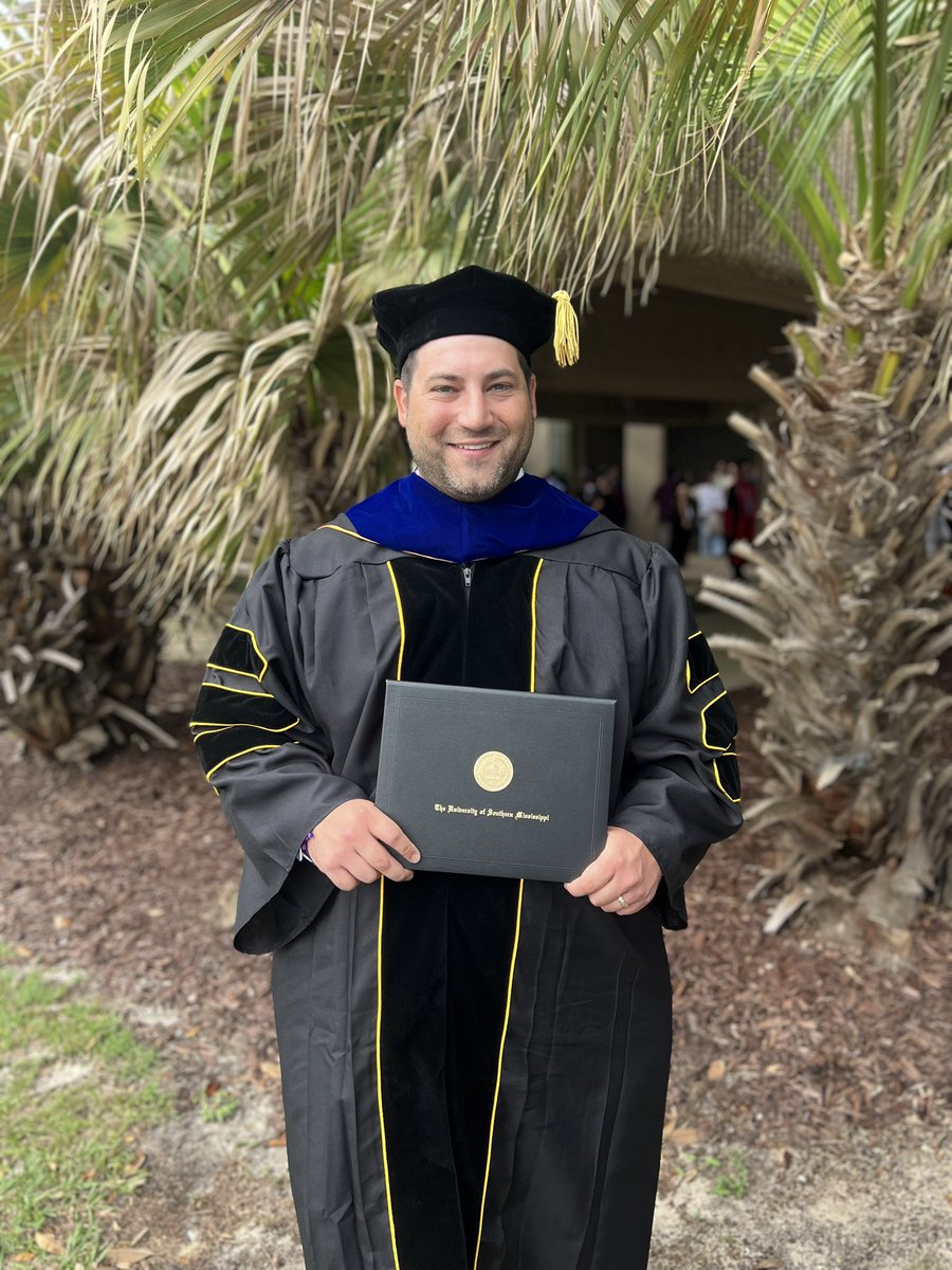 Congrats to my husband on finishing his PHD. We are so proud of you! #SMTTT