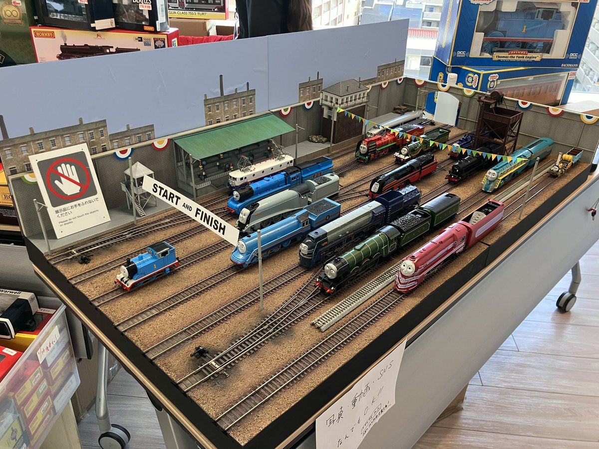 ジオラマ アメリカ西海岸 先日のイベントで展示したグレート・レイルウェイ・ショーのジオラマを