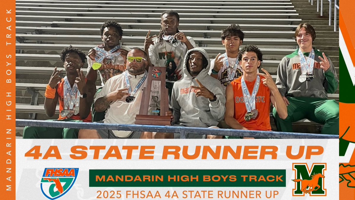 Mandarin High Sports (@mhssportszone) on Twitter photo Congratulations <a href="/904MustangsTF/">THE MANDARIN H.S. TRACK & FIELD</a> ! <a href="/talleymama/">Tammie K Talley</a> @JusinBarneyTV <a href="/CFreemanJAX/">Clayton Freeman</a> <a href="/BrentASJax/">Brent Martineau</a> Congratulations <a href="/904MustangsTF/">THE MANDARIN H.S. TRACK & FIELD</a> ! <a href="/talleymama/">Tammie K Talley</a> @JusinBarneyTV <a href="/CFreemanJAX/">Clayton Freeman</a> <a href="/BrentASJax/">Brent Martineau</a>