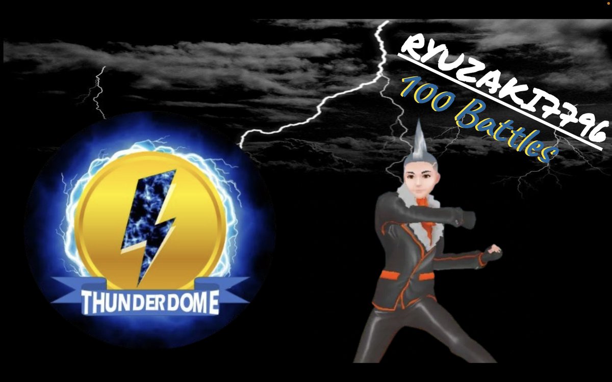 Congratulations to Ryuzaki7796 for playing 100 total bouts for ThunderDome and ThunderRoad!

Having maintained around a 60% win rate for the entirety of his career, Ryu has been the best master league player in the Dome for multiple cycles. 

We are so thankful to have him❤️🐐