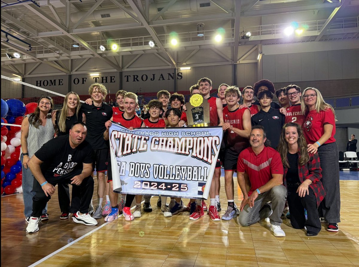 Cherry Creek Schools Athletics & Activities (@ccsdathact1) on Twitter photo 5A Boys Volleyball State Championship: From Fountain-Fort Carson Saturday-Eaglecrest is State Champion with the 3 sets (25-23)(25-19)(27-25) to 1 (19-25) win over Littleton Public Schools. Way to go Raptors! <a href="/raptorsboysvb/">Eaglecrest Raptors Boys Volleyball</a> <a href="/raptorathletics/">Eaglecrest Athletics</a> <a href="/WeAreEaglecrest/">Eaglecrest Raptors</a> <a href="/CCSDK12/">Cherry Creek Schools</a> <a href="/aurorasports/">Sentinel Prep Sports</a> 5A Boys Volleyball State Championship: From Fountain-Fort Carson Saturday-Eaglecrest is State Champion with the 3 sets (25-23)(25-19)(27-25) to 1 (19-25) win over Littleton Public Schools. Way to go Raptors! <a href="/raptorsboysvb/">Eaglecrest Raptors Boys Volleyball</a> <a href="/raptorathletics/">Eaglecrest Athletics</a> <a href="/WeAreEaglecrest/">Eaglecrest Raptors</a> <a href="/CCSDK12/">Cherry Creek Schools</a> <a href="/aurorasports/">Sentinel Prep Sports</a>