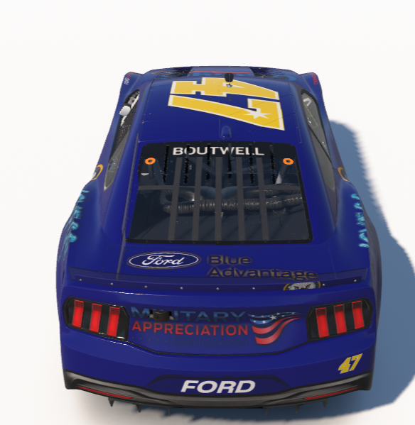 IcyFog_'s tweet image. Next Sunday, the @EliteCupRacing heads to Charlotte. We will be running this special scheme to commemorate the US Navy. #FordSalutesThoseWhoServe #StayCold #iracing