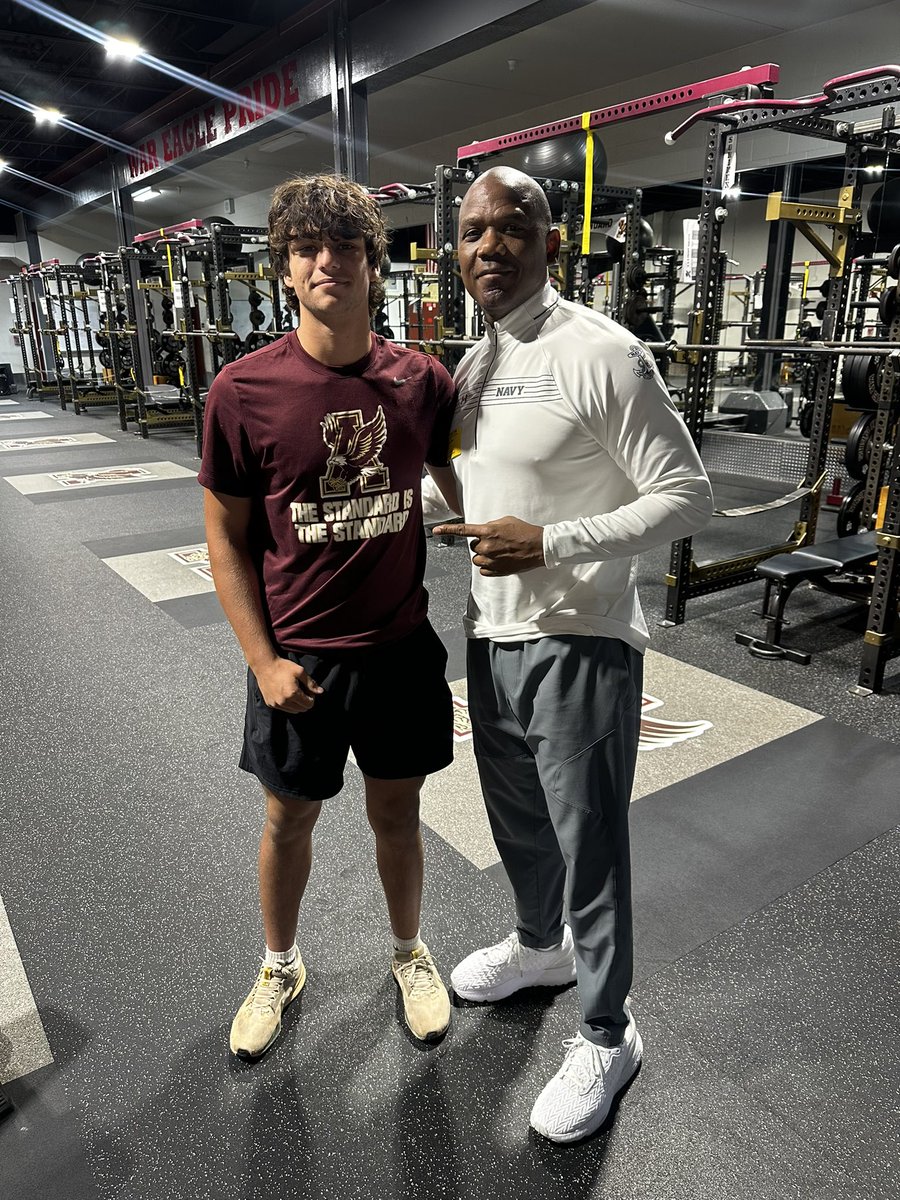 Thank you Coach <a href="/CoachIvinJasper/">Ivin Jasper</a> for visiting me. Can’t wait to come visit in June. <a href="/NavyFB/">Navy Football</a> 

<a href="/Coach_Hallock/">Logan Hallock</a> 
<a href="/CoachAhlstedt/">Matt Ahlstedt</a> 
<a href="/AstronautFB/">Astronaut Football</a> 
<a href="/coachwaldrop/">Ben Waldrop</a>