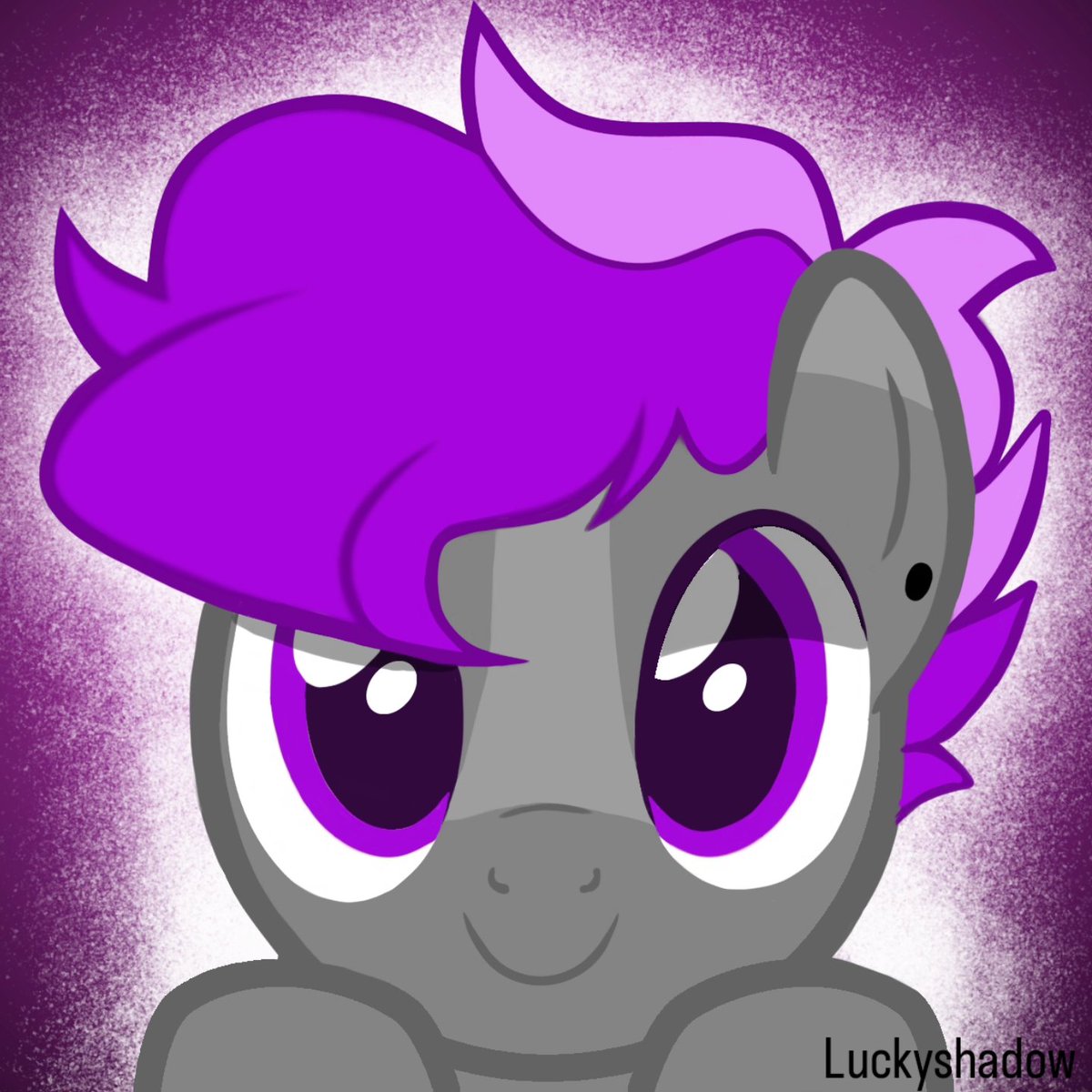 Its_Luckyshadow's tweet image. Hiya ^^ Hope I make a good impression 💜
•
•
•
•
#art #oc #mlp #mlpart #originalcharacter #digitalart