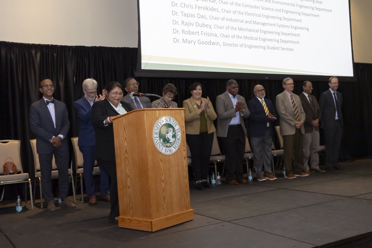 EngineeringUSF's tweet image. 🎓🔧 Congratulations to our newest engineers!

USF College of Engineering – Spring 2025 Induction into the Profession 💚💛

View all photos here: flic.kr/s/aHBqjCdJVp

Proud to welcome you into the field! 🤘🐂

#USFEngineering #Induction2025 #BullsEngineer #OathOfTheEngineer