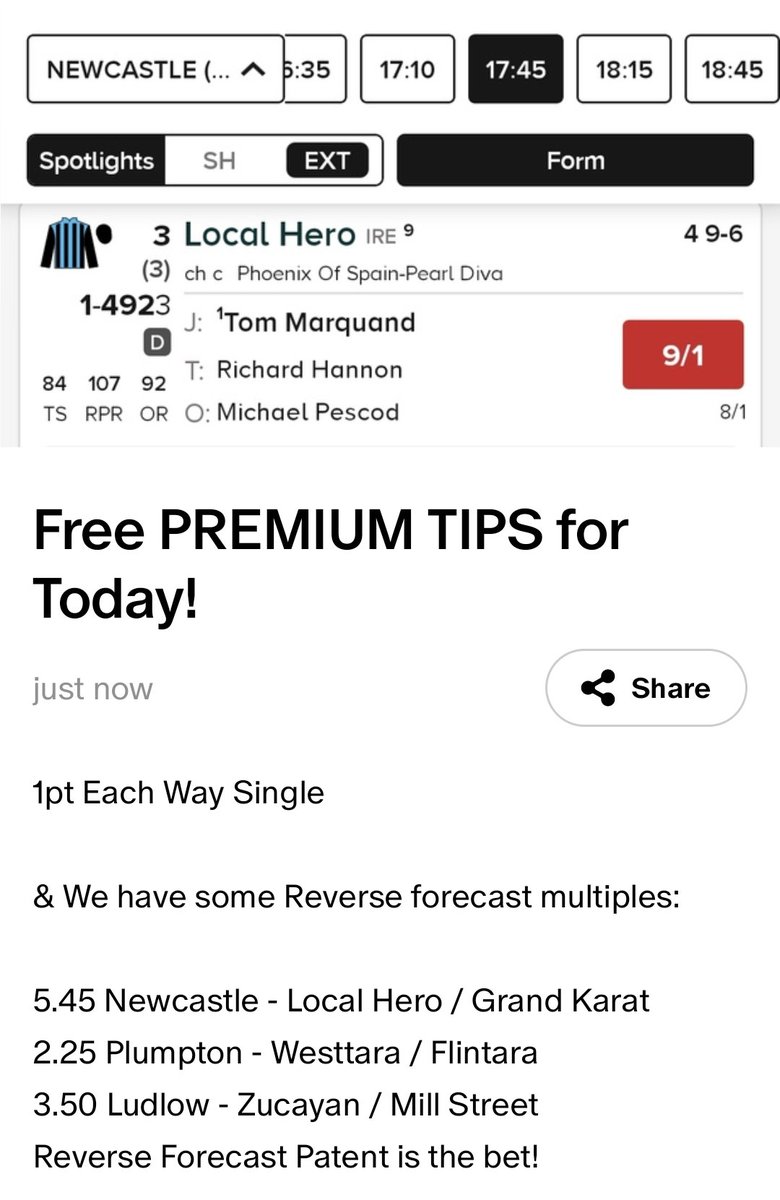 StatistipsUK (@statistipsuk) on Twitter photo Free Premium tips and a reverse forecast patent too, could be some big money today!! patreon.com/statistipsuk to follow for free! Free Premium tips and a reverse forecast patent too, could be some big money today!! patreon.com/statistipsuk to follow for free!