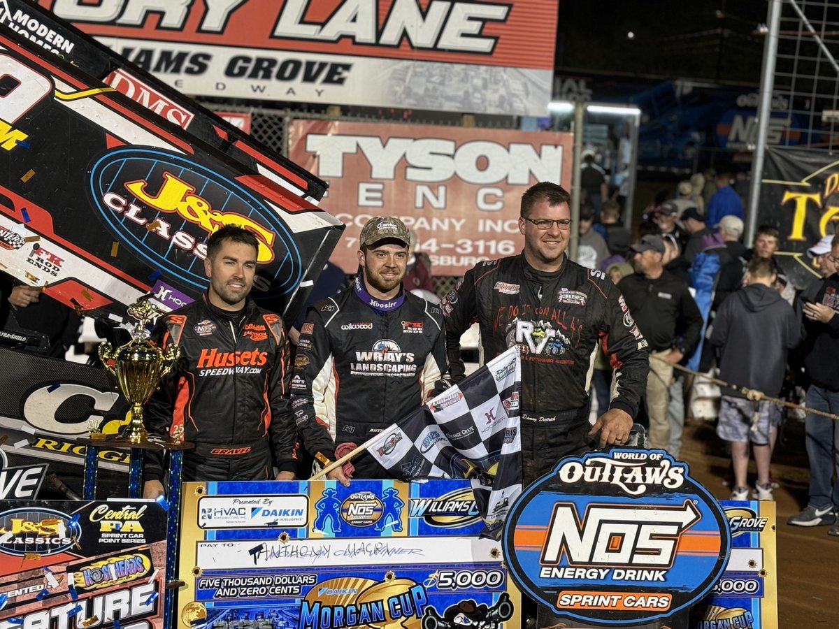 The <a href="/HVAC_DIST/">HVAC Distributors</a> Morgan Cup podium:

🥇<a href="/AnthonyMacri7/">Anthony Macri</a> &amp; <a href="/Macri39M/">Macri Motorsports</a> 
🥈<a href="/DavidGravel/">David Gravel</a> &amp; <a href="/BigGameMotorspt/">Big Game Motorsports</a> 
🥉@DannyDietrich &amp; Gary Kauffman Racing