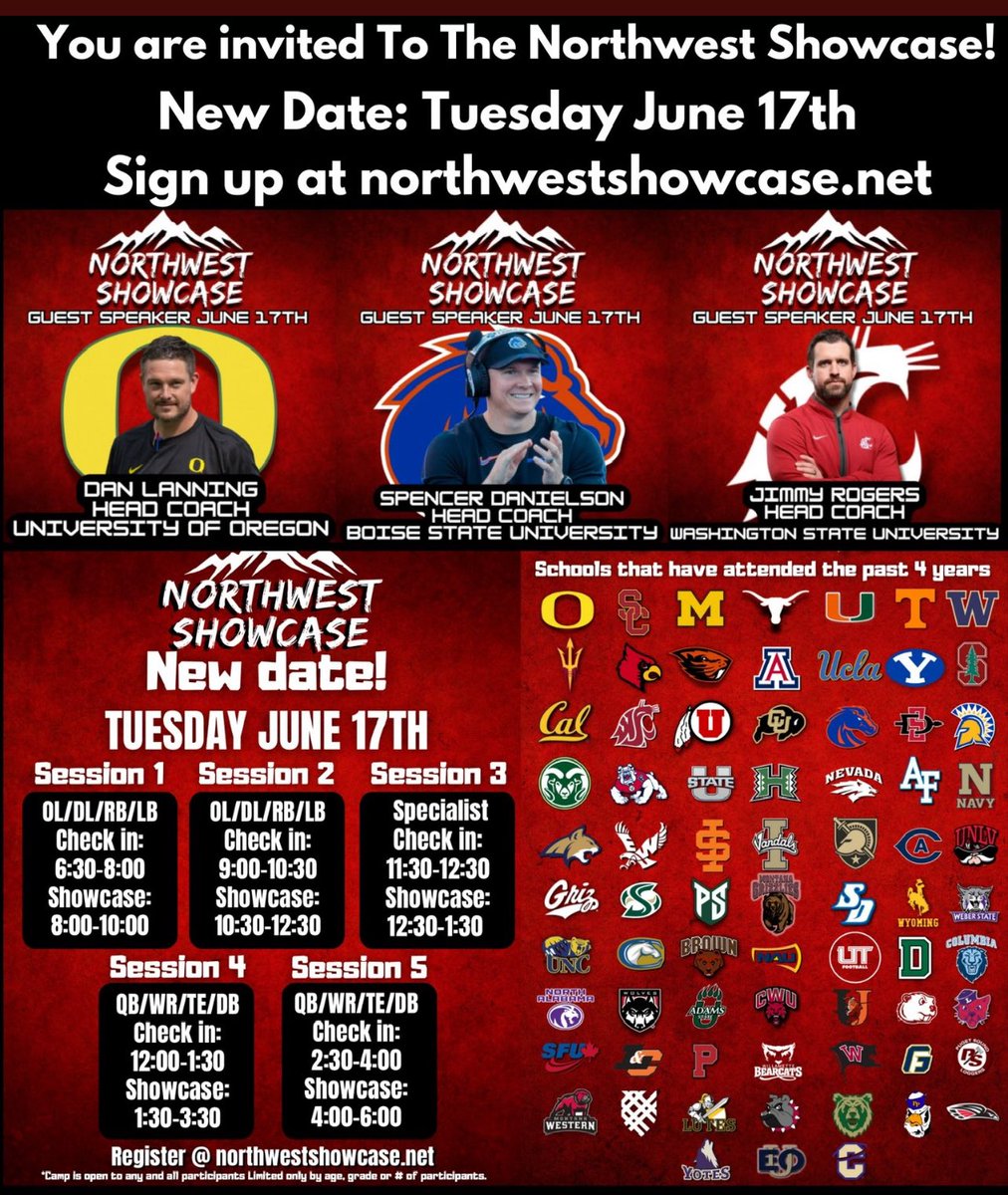 Blessed to be invited to compete  <a href="/THENWSHOWCASE/">Northwest Showcase</a>  …. 

<a href="/TheMatt_V/">TheMatt_V</a> <a href="/adamgorney/">Adam Gorney</a> <a href="/ChadSimmons_/">ChadSimmons</a> <a href="/PGregorian/">Paul Gregorian</a> <a href="/BrandonHuffman/">Brandon Huffman</a>  <a href="/CoachBriscoeWR/">Coach Briscoe</a> <a href="/evans_antoine/">Coach Antoine Evans</a> <a href="/_kel2times/">Kel (Coach Kel)</a> <a href="/BigRioGLT/">Demario Carter (SHC Coach Rio)</a> <a href="/CoachFee10/">CoachFee10</a> <a href="/CoachPatHolmes/">Coach Pat Holmes</a> <a href="/Coachmiller9018/">Joshua Miller Sr.</a> <a href="/Jointer_Elite/">Joe Jointer</a>