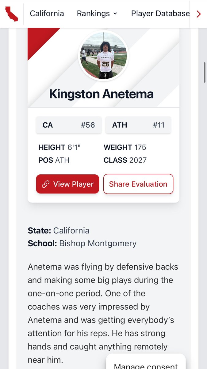 Very grateful and thankful for the write up! <a href="/mikehuntley63/">Michael Huntley</a> <a href="/PrepRedzoneCA/">Prep Redzone California</a>