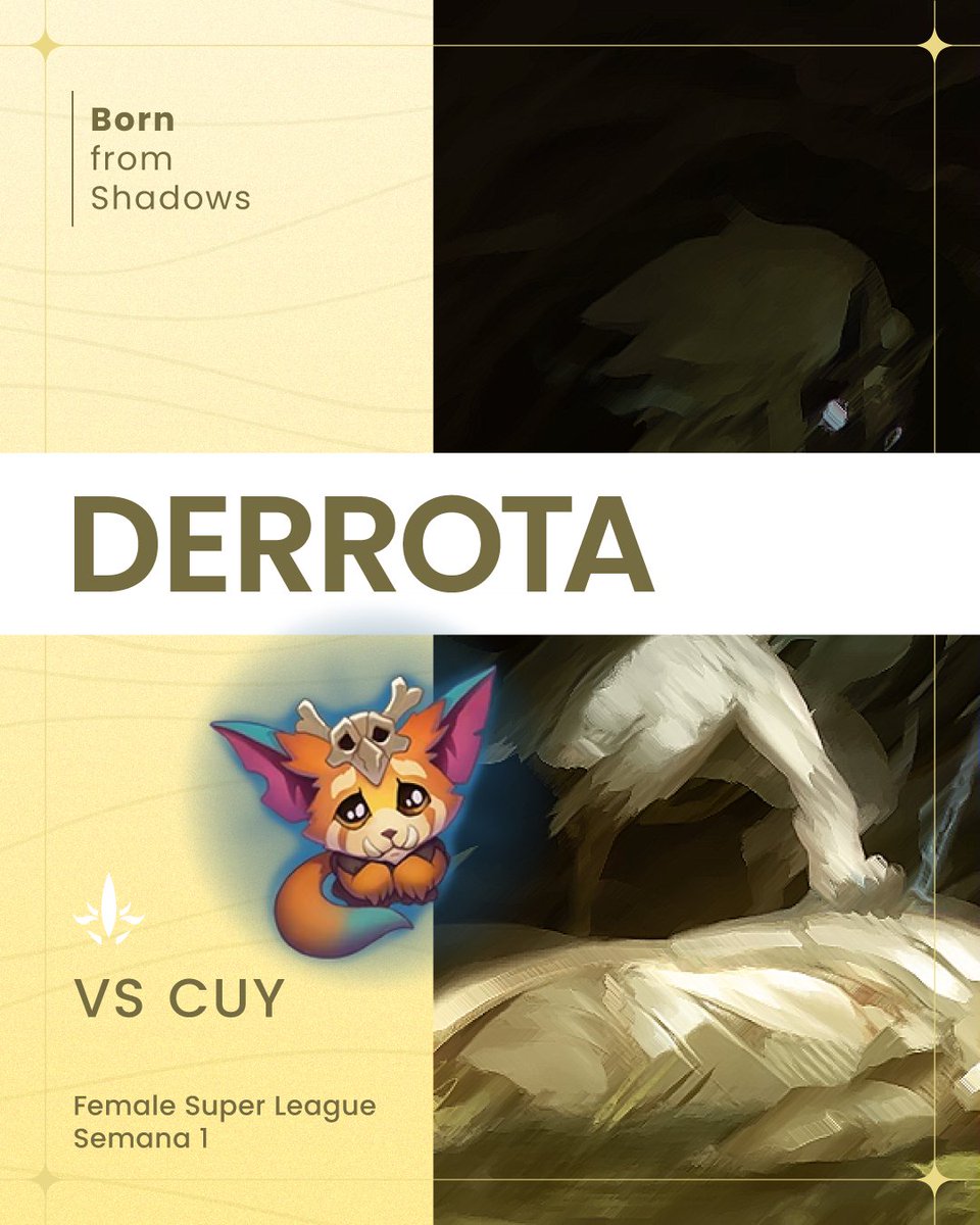Caemos ante CUY en la primera semana de <a href="/FemaleSLeague/">Female Super League</a>. 

Trabajaremos para poder dar un mejor rendimiento en la siguiente jornada!