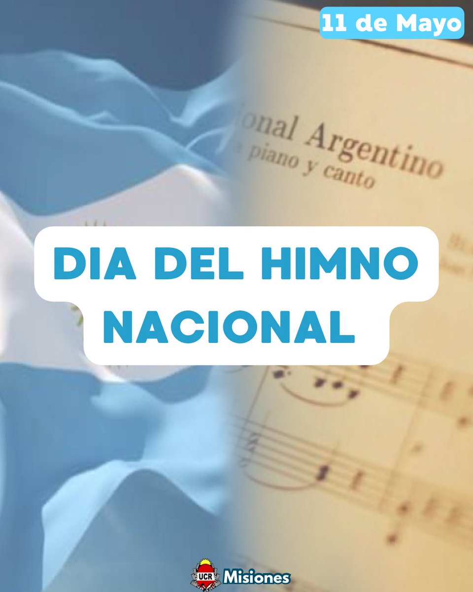 Hoy conmemoramos el Día del Himno Nacional, símbolo de nuestra identidad y soberanía 📜🇦🇷