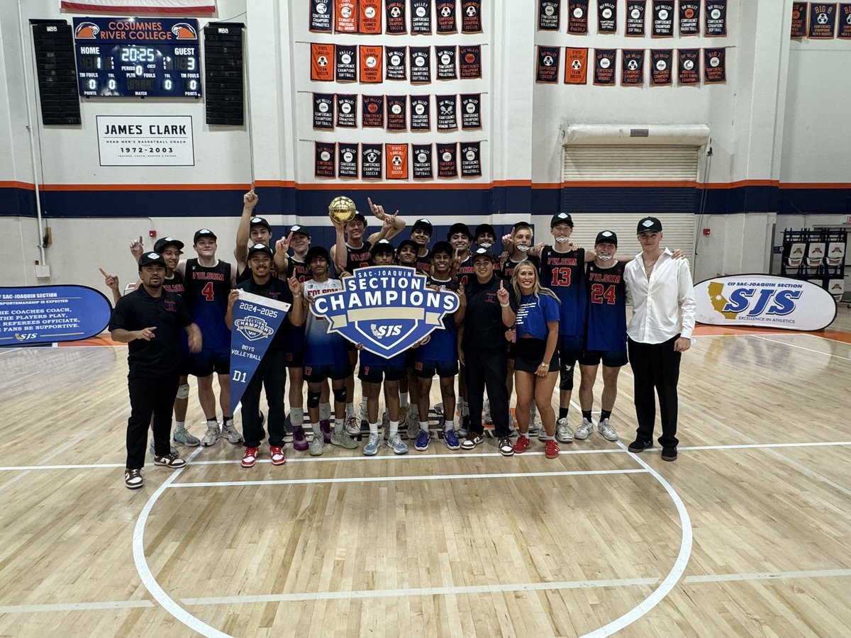 🏐🏆 Congratulations to the Folsom Bulldogs! 🏆🏐

The Bulldogs are your 2025 CIF SJS Division 1 Boys Volleyball Champions! 💥👏

A powerhouse performance from start to finish—Folsom takes the crown and represents the Sac-Joaquin Section with pride and excellence!

#CIFSJS