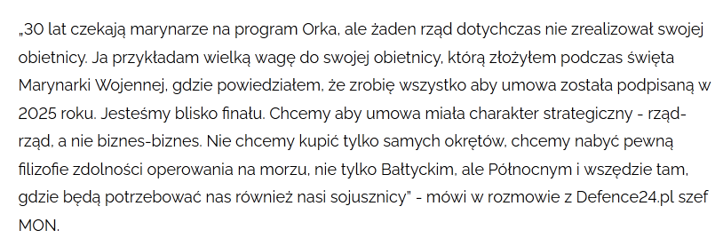 Mnie cieszy, że ORKA będzie miała amagnetyczny kadłub, a was?🤫