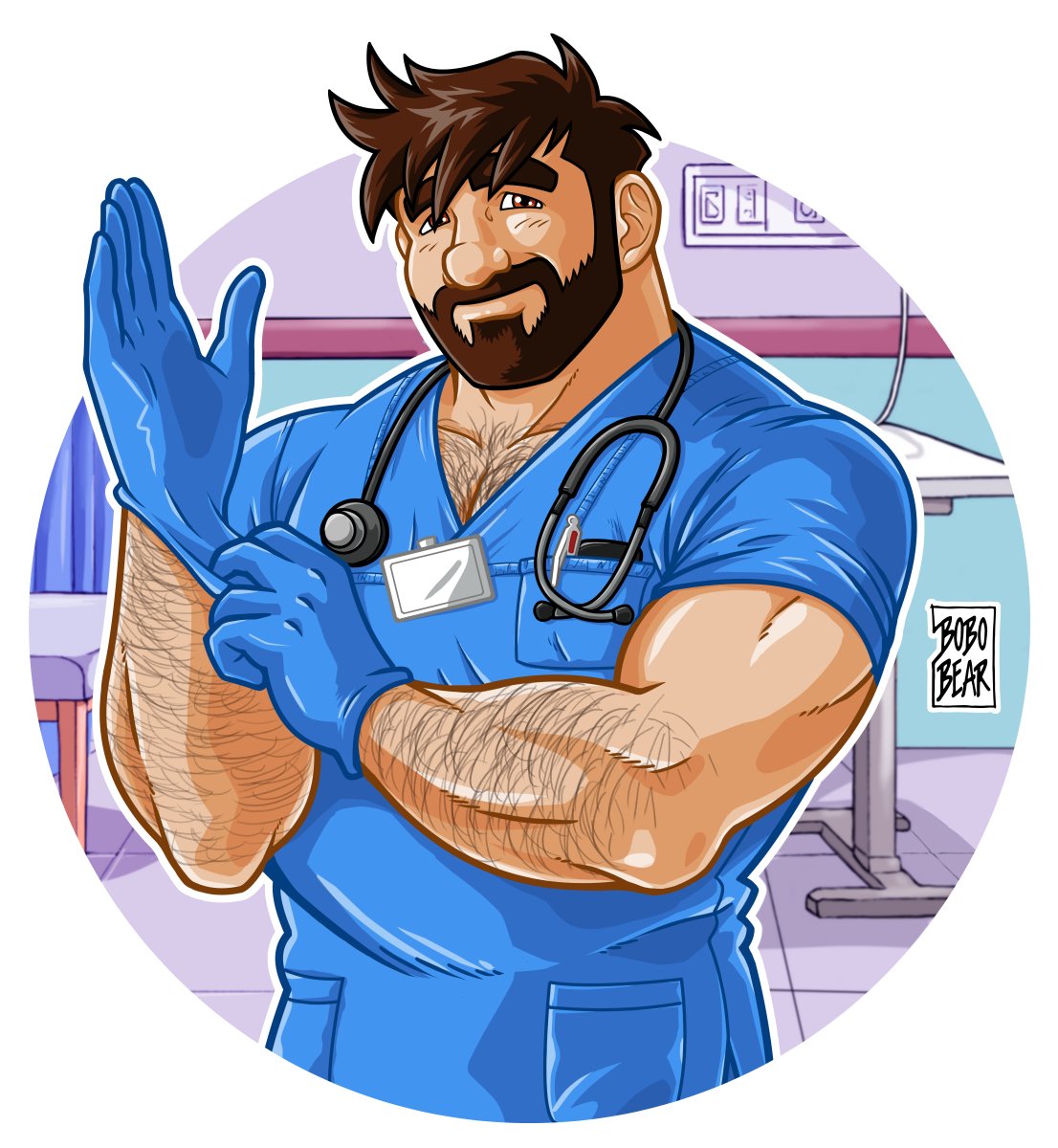 ADAM LIKES DOCTORS AND NURSES
I'm starting a new collection, the "BJs - Bear Jobs"!
What'd you like to see next?

Available at:
bobo-bear.com

#bobobear #handdrawn #noai #bobobearart 🐻 #bjs #bearjobs #beardoctor #bearnurse #gaydoctor #gaynurse