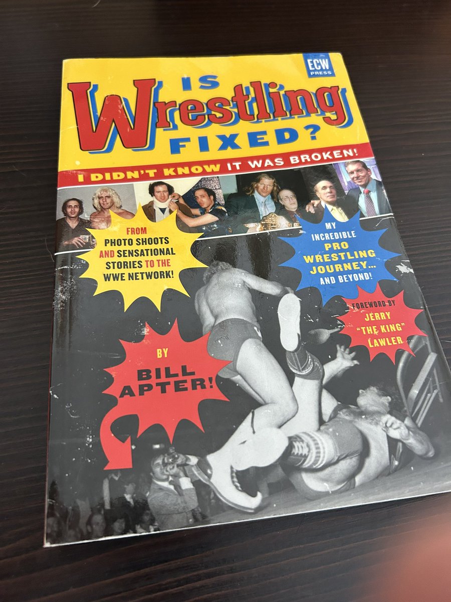 Going to read this today, cannot wait to meet <a href="/apter1wrestling/">Bill Apter</a> <a href="/ftlowrestling/">For the Love of Wrestling</a> next year and get this signed!