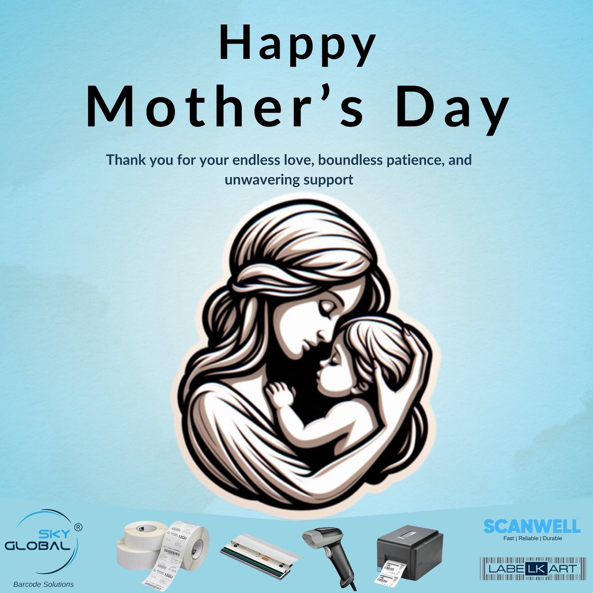 labelkart's tweet photo. Mother’s Day is a day to express gratitude to moms and mother-like people by giving them gifts, cards, and flowers. It is also a time for families to come together and celebrate the occasion.

#mothersday #labelkart #skyglobal #skyglobalpvtltd #scanwell #aidc #barcode #labels https://t.co/YRHqj7LiIF