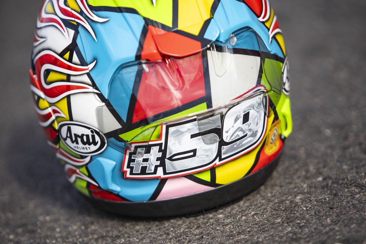 Twenty years ago next month, Gus Scott was killed competing at his first TT. 

It should never have happened. It wasn’t his fault.

In memory of my mate, I asked <a href="/paintnation/">PaintNation</a> to mix our helmet designs. I love it.

Hope you like it too Gus, still miss you.

📷 <a href="/JamieMorris19/">Jamie Morris</a>
