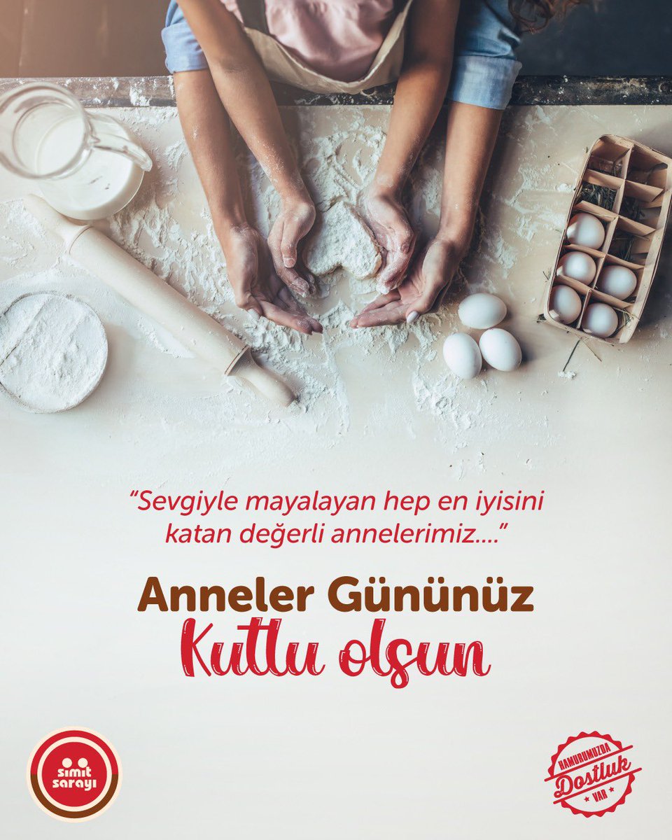 Koşulsuz sevgileriyle hayatımıza yön veren tüm annelerin Anneler Günü kutlu olsun. 🌸 

#SimitSarayı #HamurumuzdaDostlukVar #AnnelerGünü