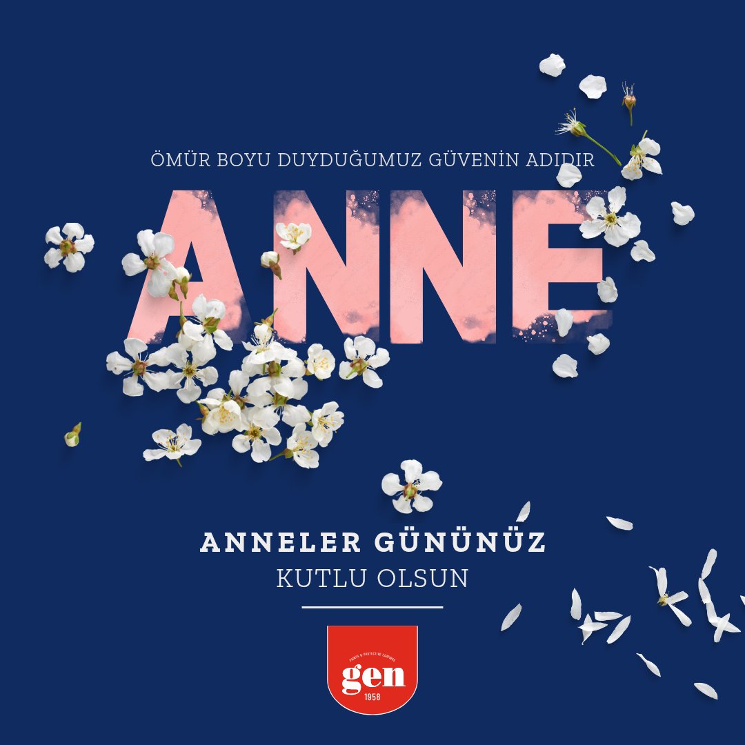 Tüm annelerimizin Anneler Günü kutlu olsun! 💐 

#GenBoya #AnnelerGünü #GüvenleRenklendir