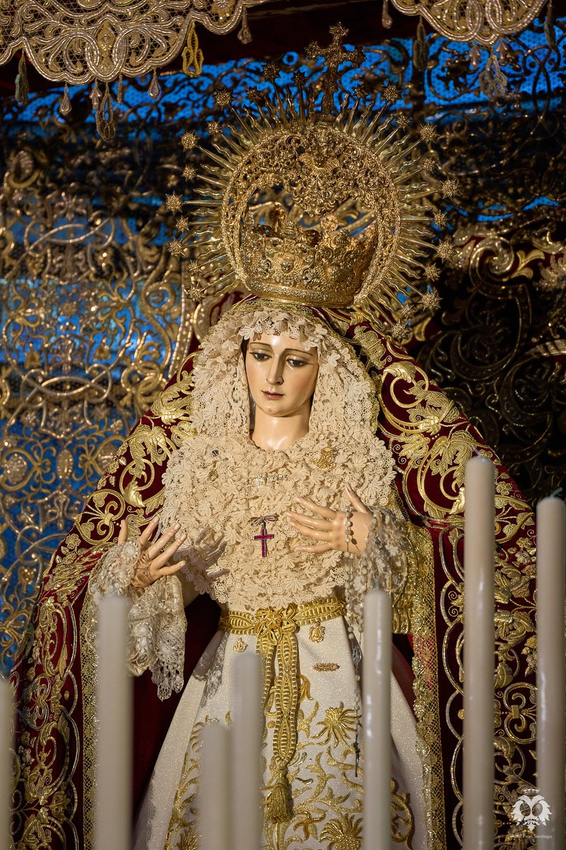 ⚫ Mientras el Santísimo Cristo de la Expiración parte hacia Roma para el #Jubileo2025, la Basílica queda presidida por Nuestra Madre y Señora del Patrocinio.