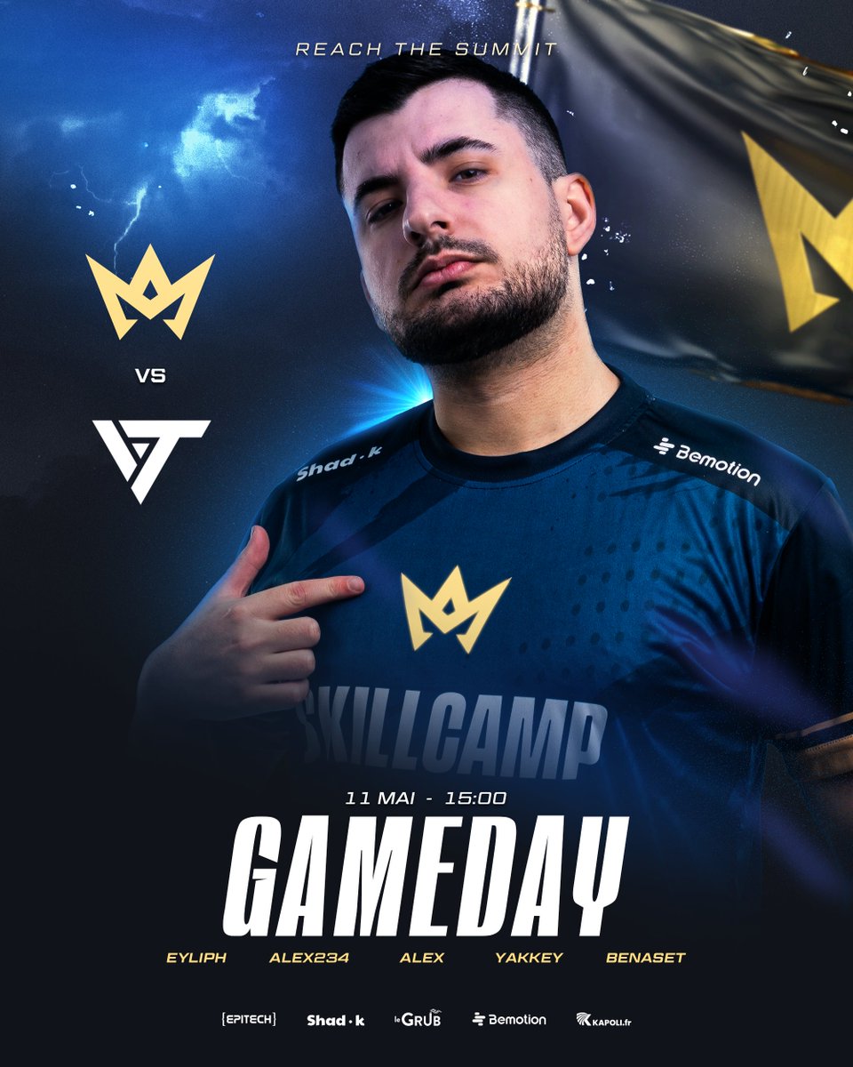 Skillcamp (@skillcamp_gg) on Twitter photo Il faut se réveiller, on croit en nos joueurs ! 💪
À 15h, place au choc face au dauphin de la ligue : <a href="/ValiantOfficiel/">Team Valiant</a> Il faut se réveiller, on croit en nos joueurs ! 💪
Ă€ 15h, place au choc face au dauphin de la ligue : <a href="/ValiantOfficiel/">Team Valiant</a>