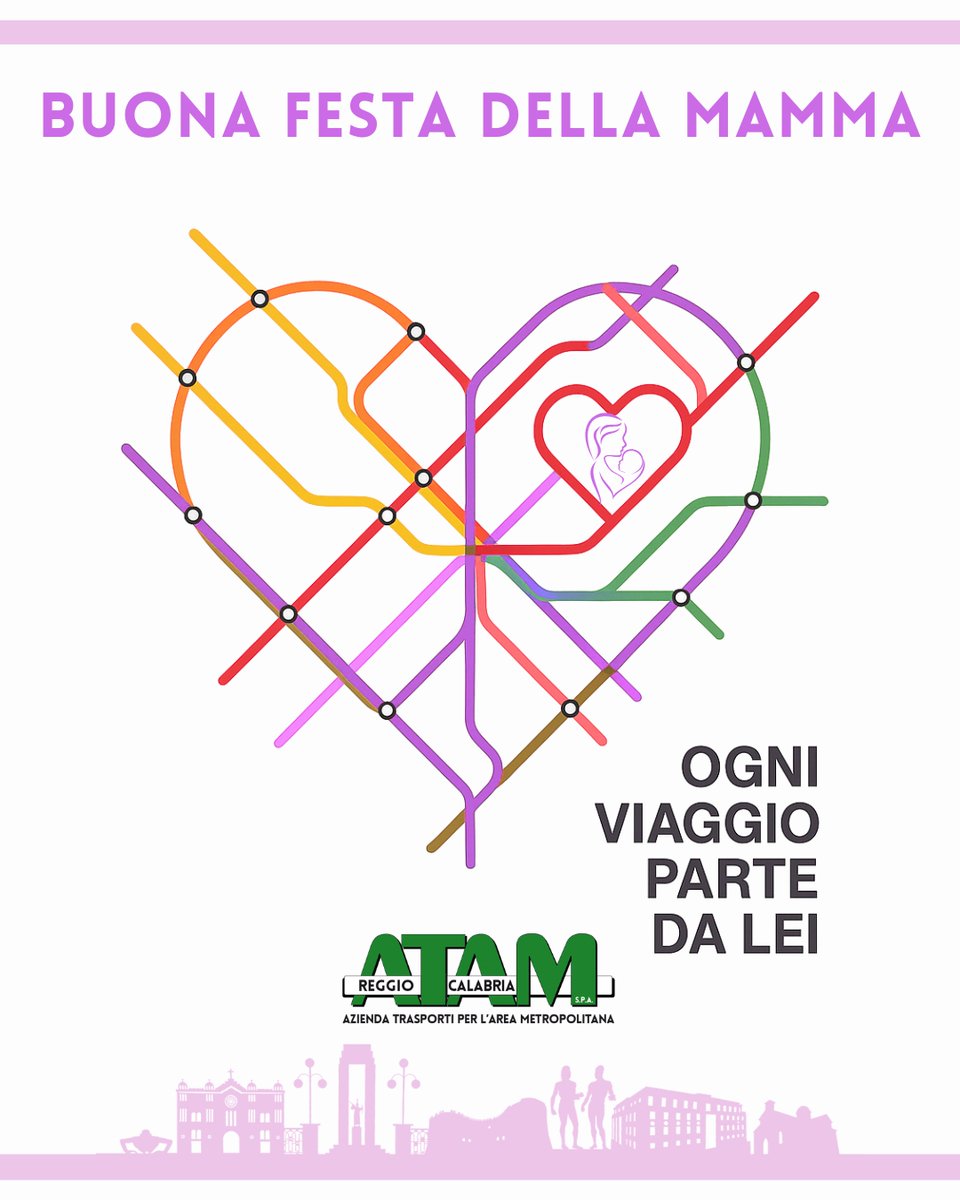 AtamRc's tweet image. 🚍💐In ogni corsa mattutina, in ogni zaino dimenticato, in ogni &quot;ricordati l’abbonamento!&quot;, ci sei tu.
💖 Da ATAM, un pensiero speciale a tutte le mamme:
che ogni giorno si prendono cura, si preoccupano, si organizzano… 
✨ Buona Festa della Mamma!

#FestaDellaMamma #ATAM