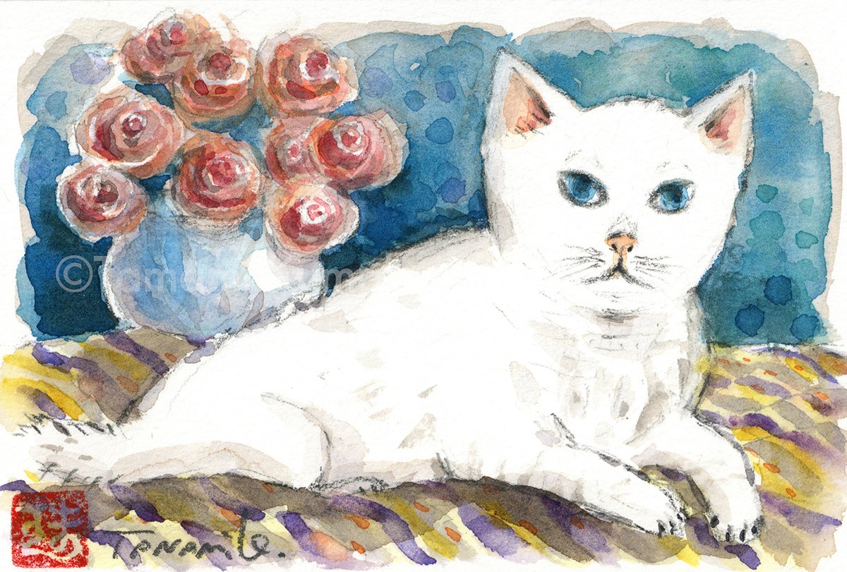 くまくら珠美さん　ポストカード原画 くまくら珠美さん ポストカード原画 くまくら珠美 on X: