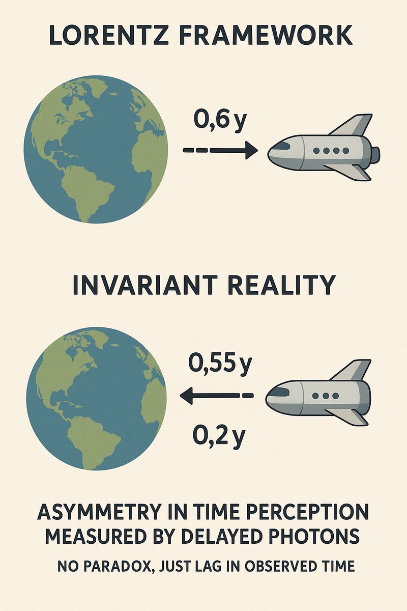 JackMichalewski's tweet image. Time dilation is just an illusion
#proper time vs #perceivedtime vs
#absolutetime #AlphaOmega formula